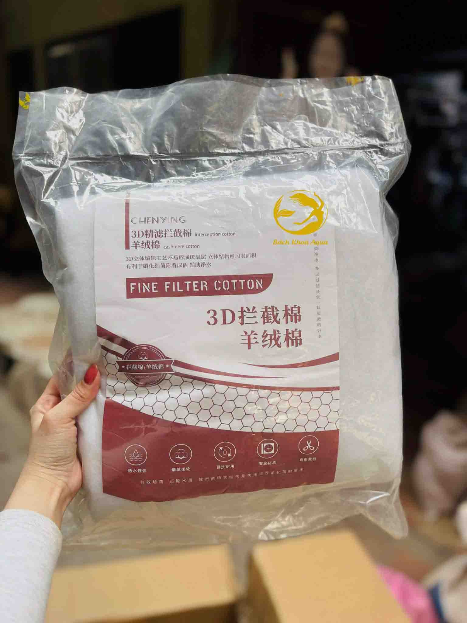 Bông lọc 3D Filter Cotton bể cá kích thước 220cmx3cm